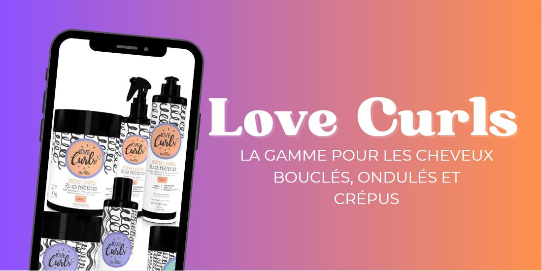 gamme love curls pour cheveux bouclés