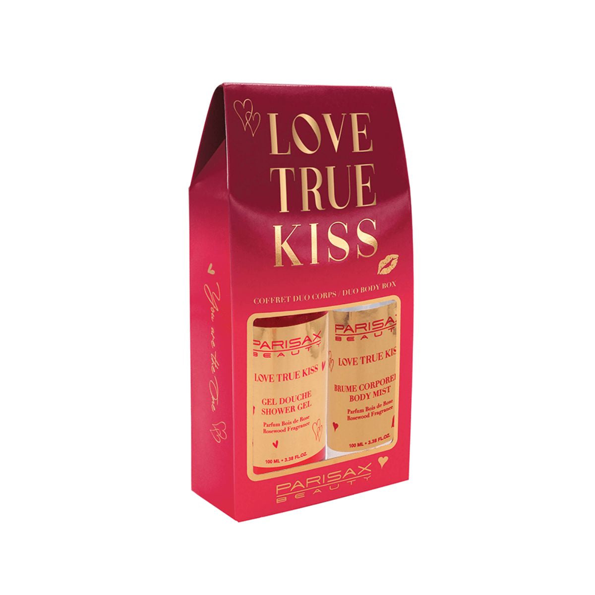 Coffret Gel Douche & Brume Love True Kiss