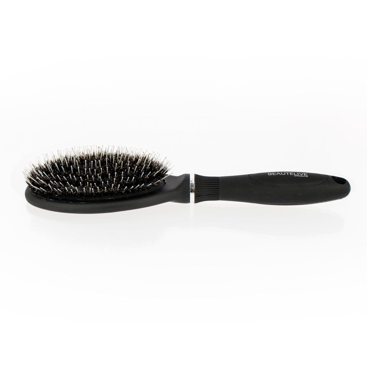 Brosse pneumatique ovale avec poils mixtes