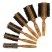 Brosse brushing en bois et poils de sanglier