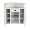 Caisse OBSESSION I Structure Blanc Gloss Matelassée Cristaux Swarovski