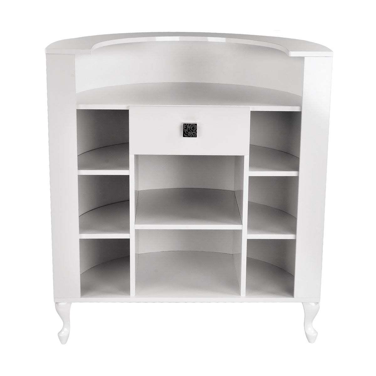 Caisse OBSESSION I Structure Blanc Gloss Matelassée Cristaux Swarovski