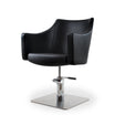 Fauteuil SCOPELLO Noir Base Carrée