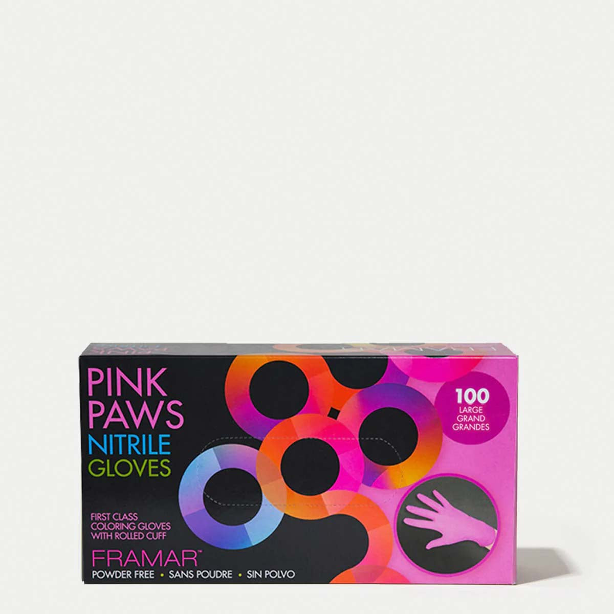 Gants Nitrile PINK PAWS X100