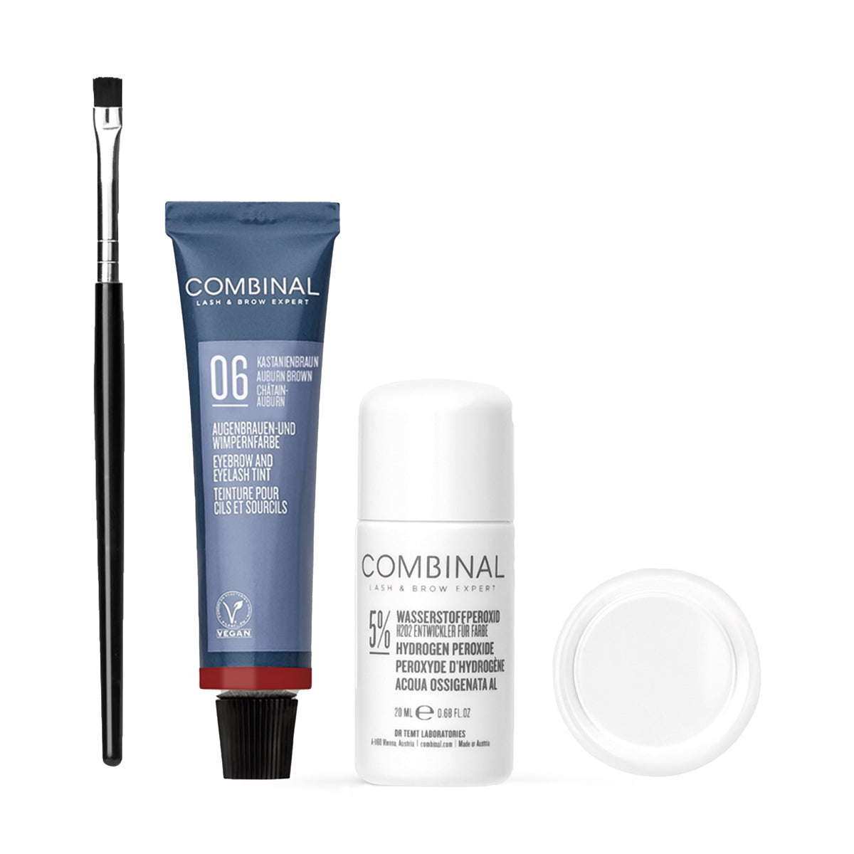 Kit Combinal, teinture de cils et sourcils