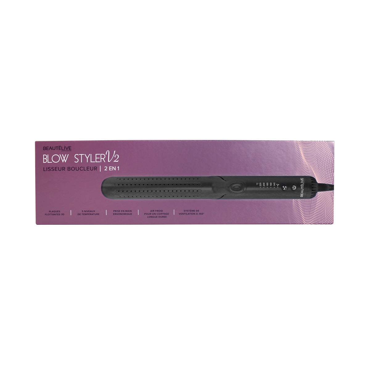 Lisseur Boucleur 2 en 1 BLOW STYLER 2