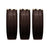 Extensions à clips cheveux naturels Easy 20, 3 bandes