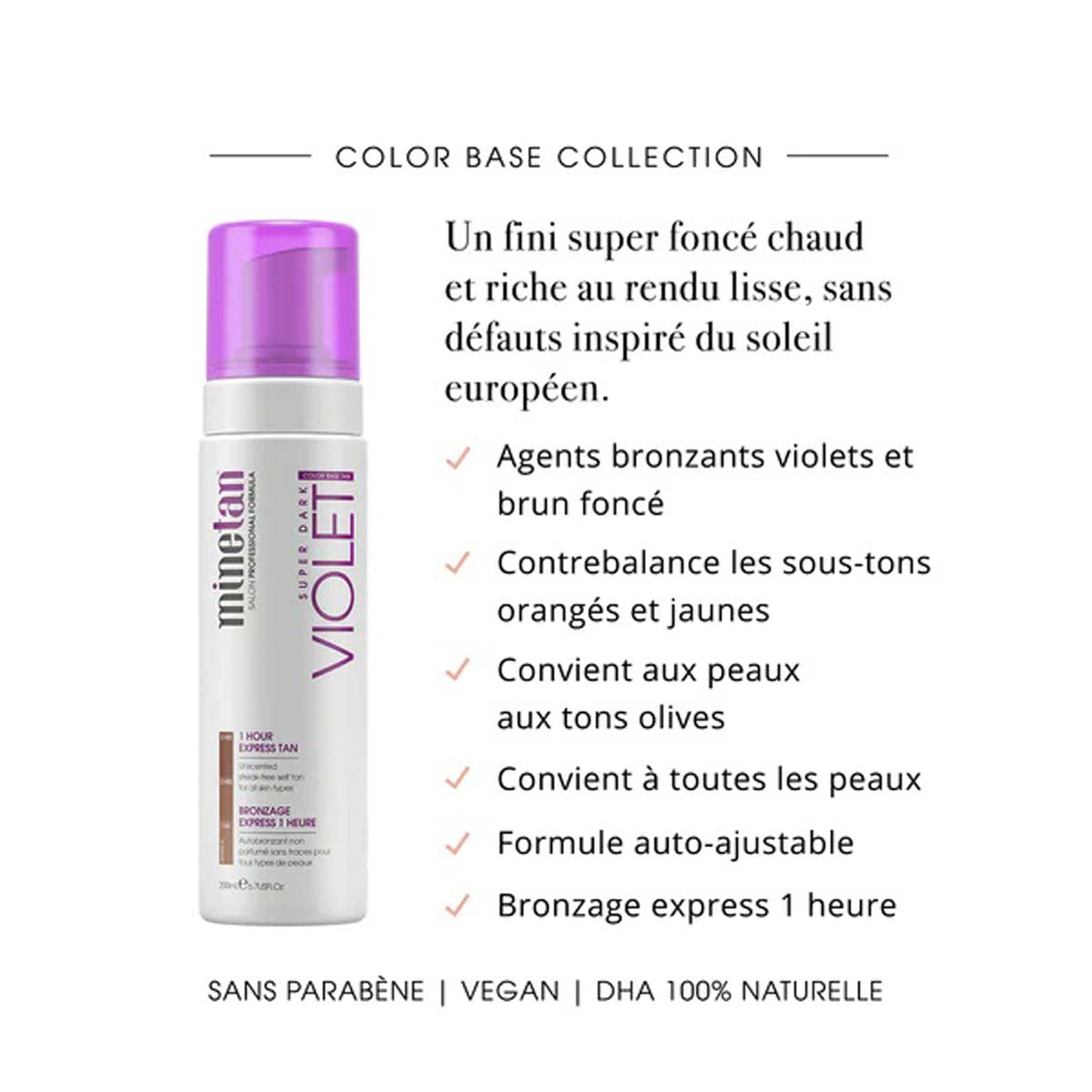 Mousse Autobronzante VIOLET