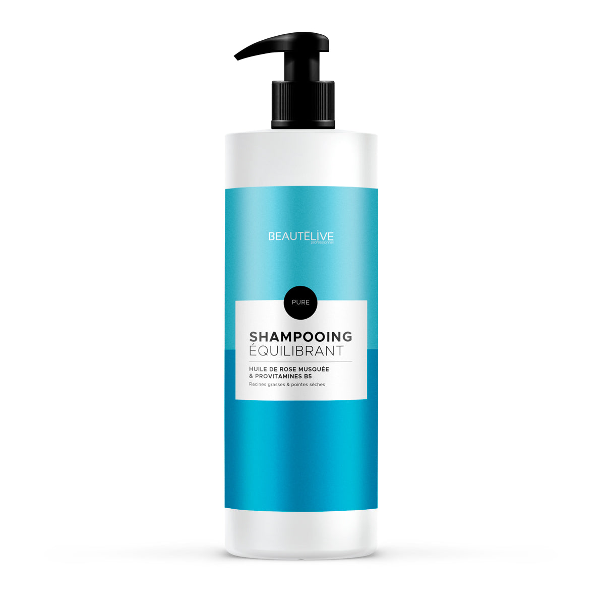 Shampoing rééquilibrant racines grasses pointes sèches Pure 450ml / 1000ml