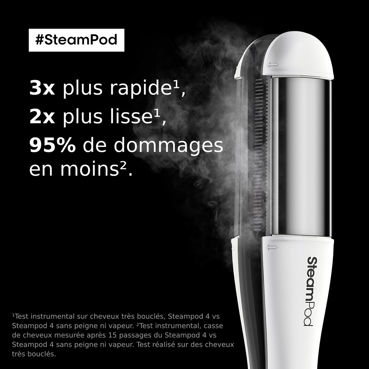 Lisseur-Boucleur Vapeur Steampod 4.0