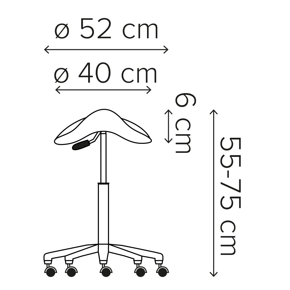 Tabouret selle de cheval ANTILLO